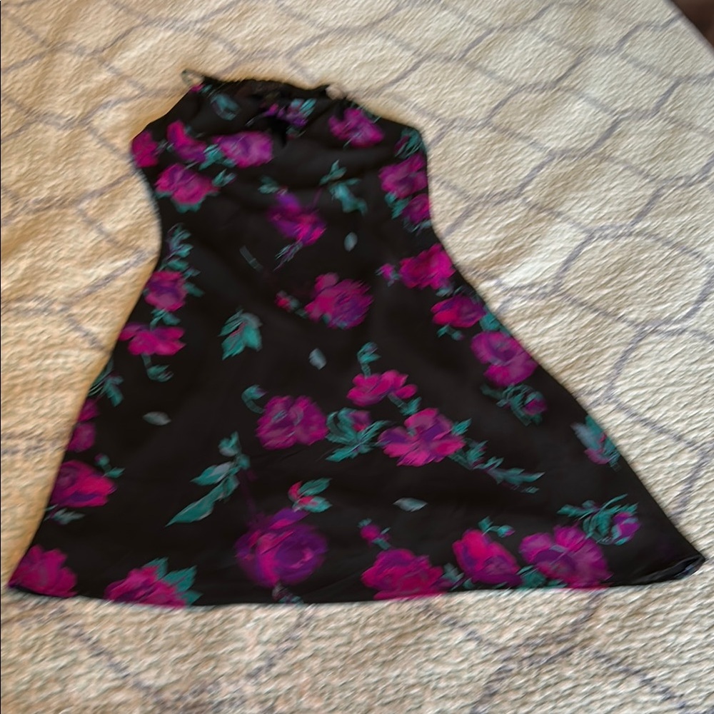Express Pink Halter Mini Dress for Cocktail Nights